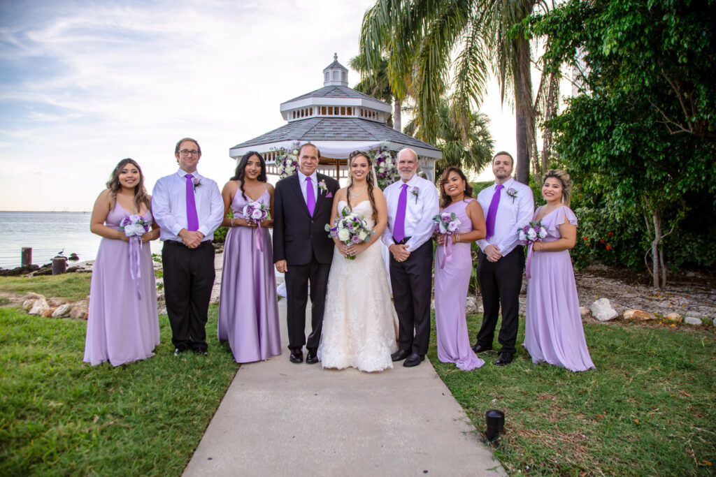 Wedding photography at The Rusty Pelican Tampa FL