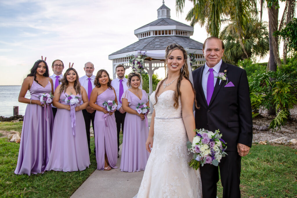 Wedding photography at The Rusty Pelican Tampa FL