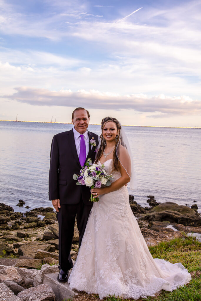 Wedding photography at The Rusty Pelican Tampa FL