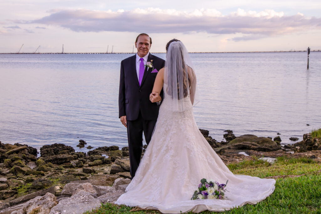 Wedding photography at The Rusty Pelican Tampa FL