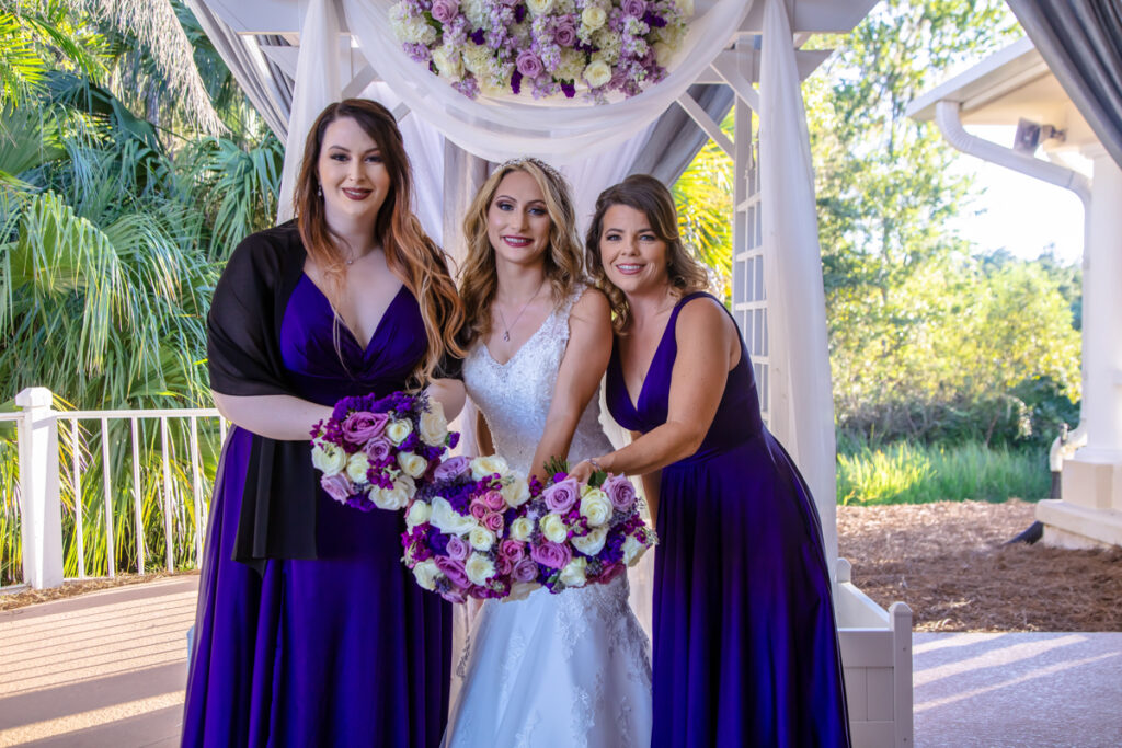 Wedding photography at Crescent Oaks Golf Club Tarpon Springs FL