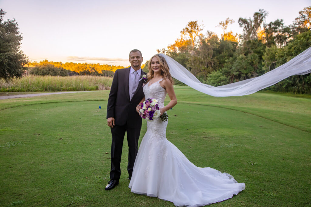 Wedding photography at Crescent Oaks Golf Club Tarpon Springs FL