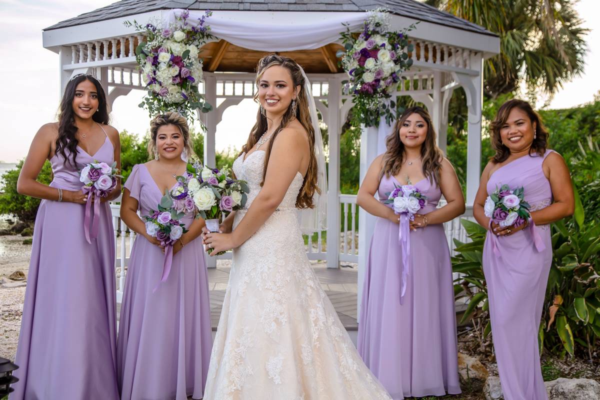 Wedding photography at The Rusty Pelican Tampa FL