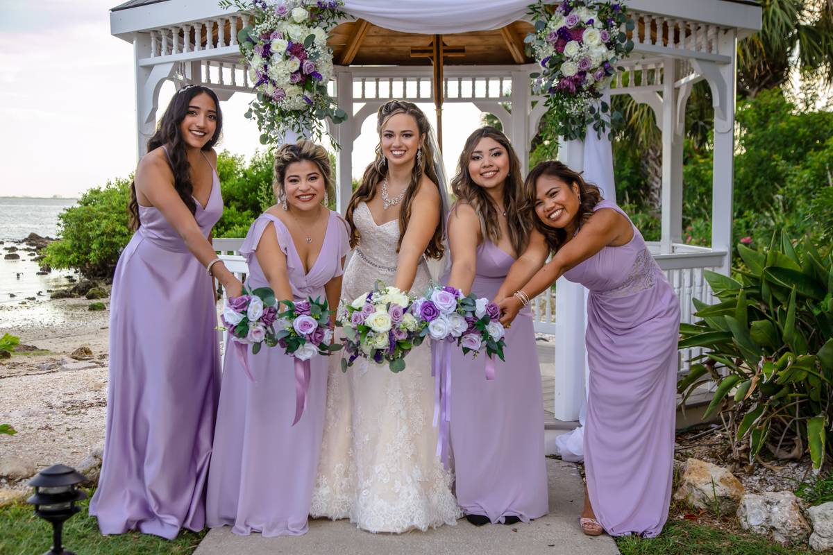 Wedding photography at The Rusty Pelican Tampa FL