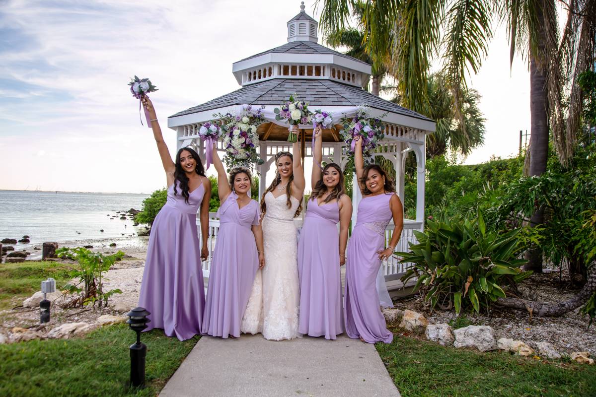 Wedding photography at The Rusty Pelican Tampa FL