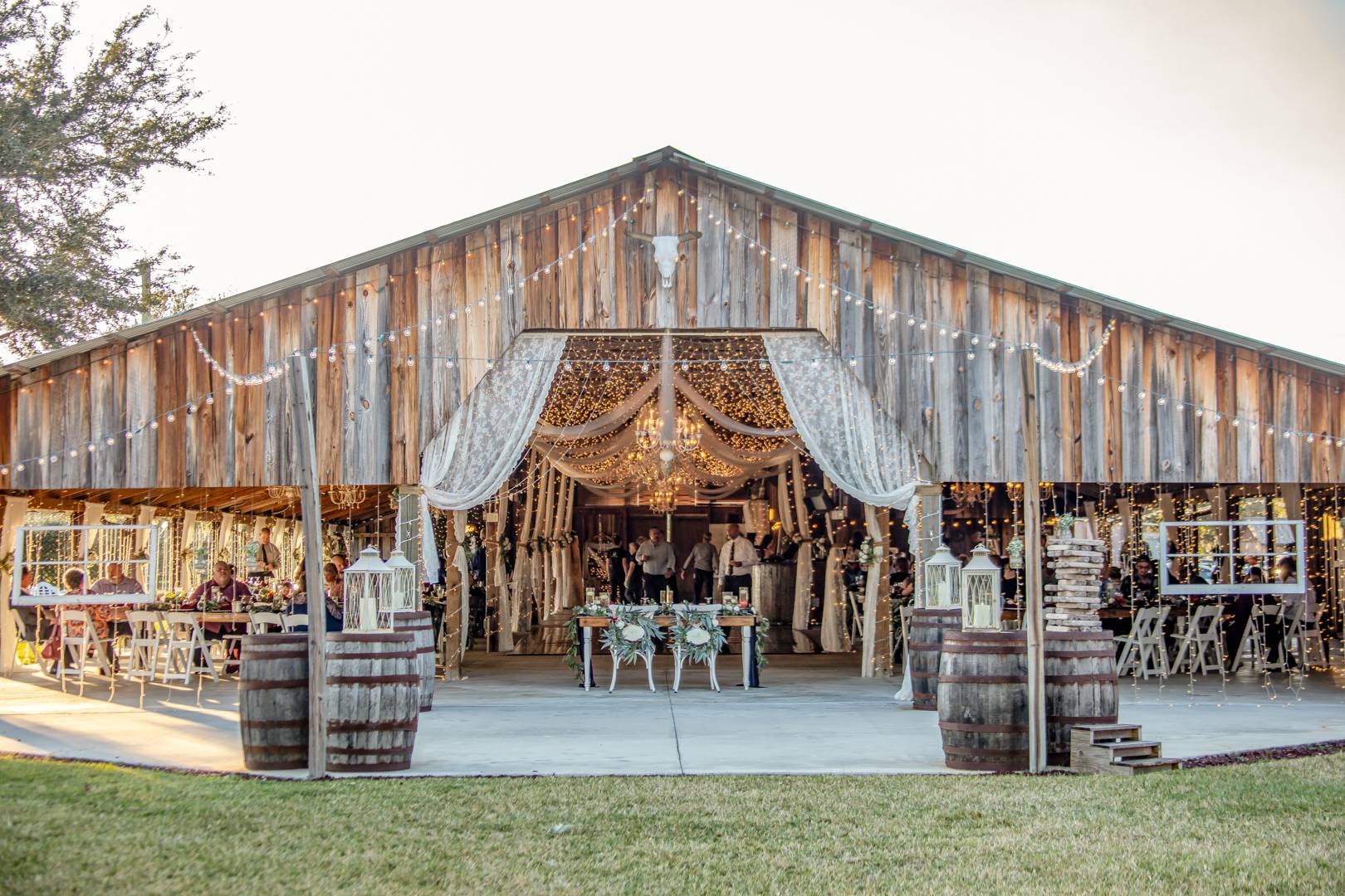 Wishing well barn wedding venue