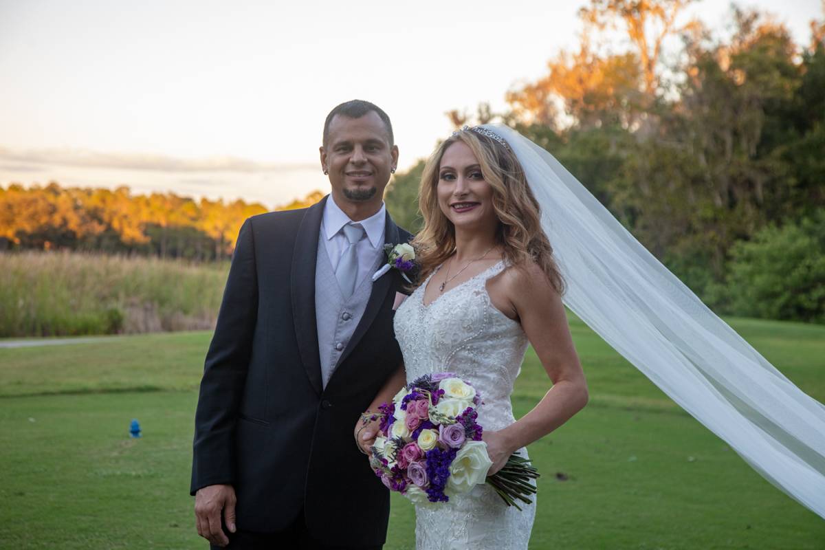 Wedding photography at Crescent Oaks Golf Club Tarpon Springs FL