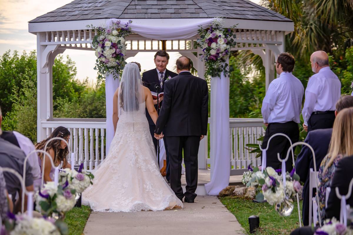 Wedding photography at The Rusty Pelican Tampa FL