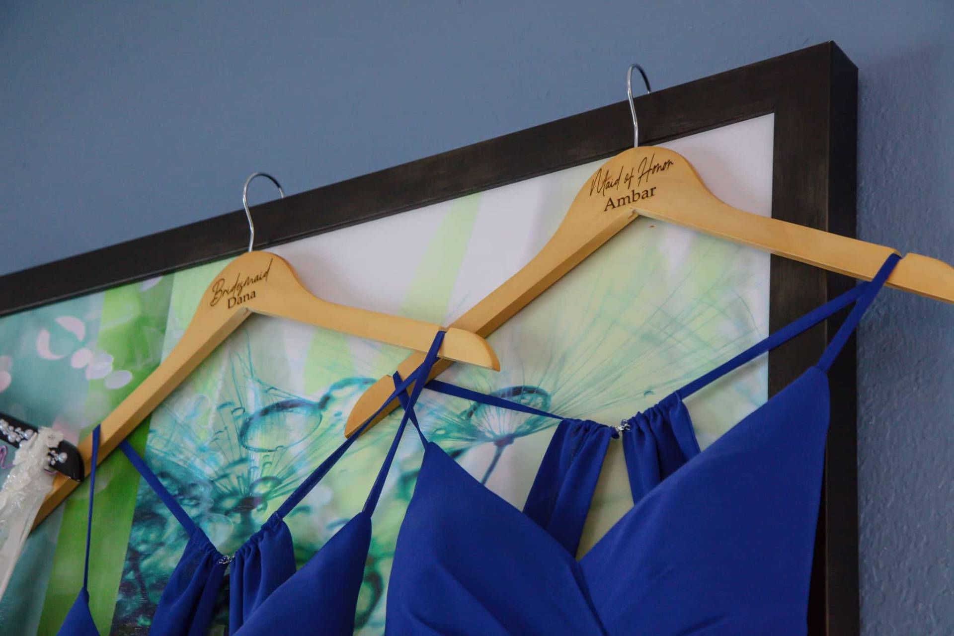 custom brides maids hangars