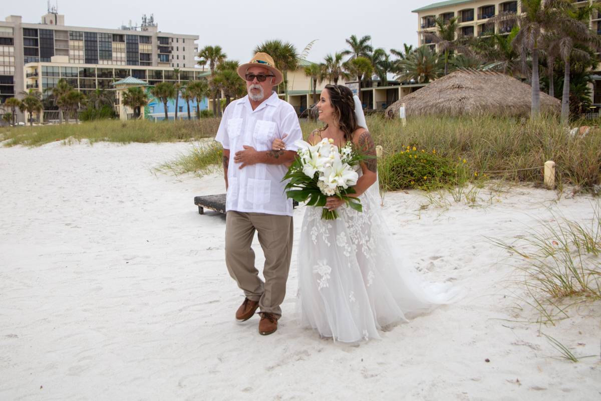 Wedding photography at Sirata Beach Resort, St Pete Beach FL