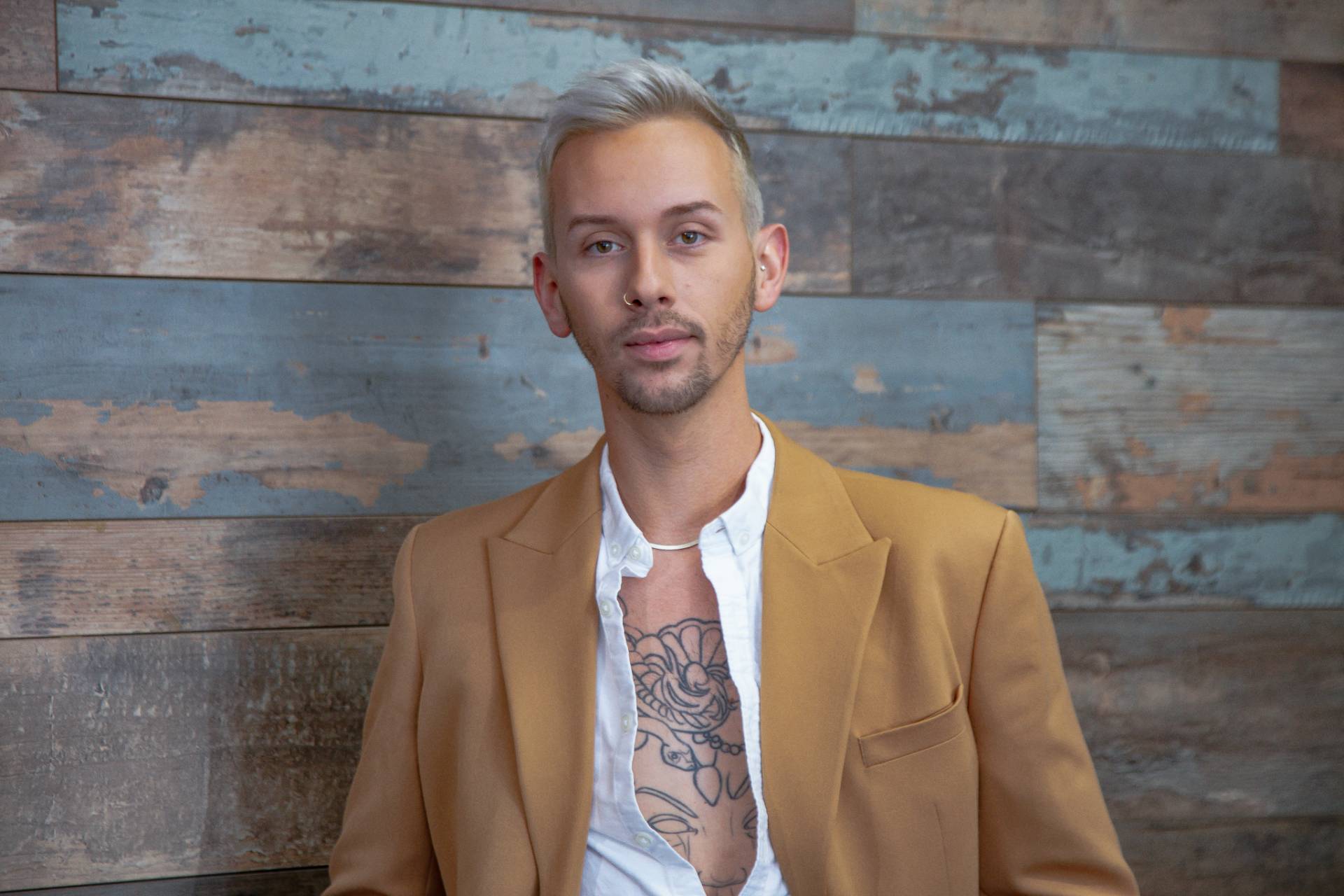 male branding photo inside of a hair salon